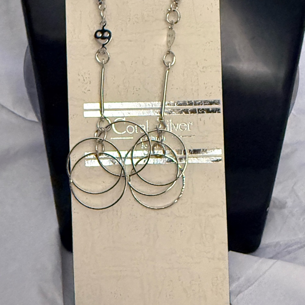 Elegant Silver Hoop Earrings